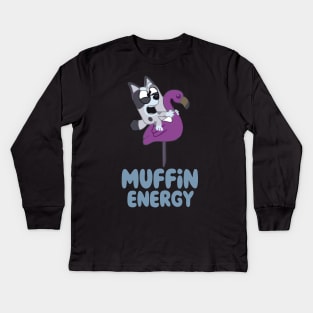 muffin energy Kids Long Sleeve T-Shirt